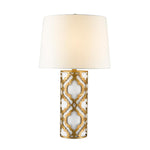 Gilded Nola Table Lamp from the Arabella range. Arabella 1 Light Table Lamp Product Code = GN-ARABELLA-TL-G