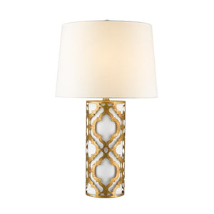 Gilded Nola Table Lamp from the Arabella range. Arabella 1 Light Table Lamp Product Code = GN-ARABELLA-TL-G
