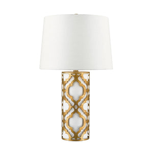 Gilded Nola Table Lamp from the Arabella range. Arabella 1 Light Table Lamp Product Code = GN-ARABELLA-TL-G