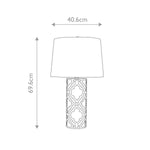 Gilded Nola Table Lamp from the Arabella range. Arabella 1 Light Table Lamp – SKU GN-ARABELLA-TL-G