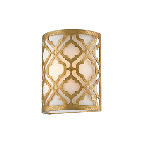 Gilded Nola Wall Light from the Arabella range. Arabella 1 Light Wall Light Product Code = GN-ARABELLA1