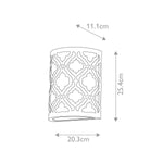 Gilded Nola Wall Light from the Arabella range. Arabella 1 Light Wall Light – SKU GN-ARABELLA1