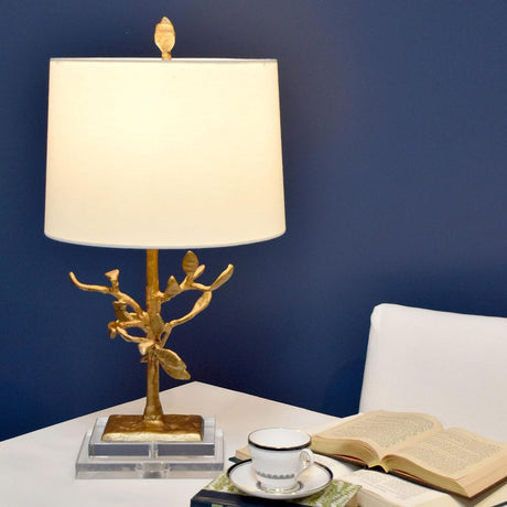 Gilded Nola Table Lamp from the Audubon Park range. Audubon Park 1 Light Table Lamp Product Code = GN-AUDUBON-PARK-TL