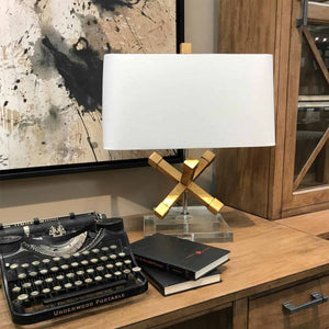 Gilded Nola Table Lamp from the Jackson Square range. Jackson Square 1 Light Table Lamp  Product Code = GN-JACKSON-SQUARE-TL