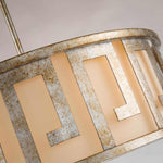 Gilded Nola Pendant from the Lemuria range. Lemuria 3 Light Duo-Mount Large Pendant Product Code = GN-LEMURIA-P-L