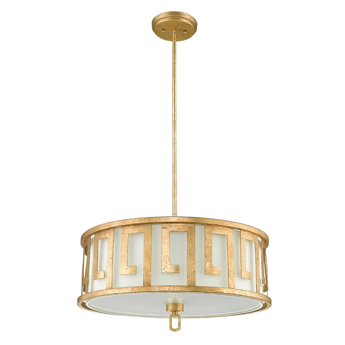 Gilded Nola Pendant from the Lemuria range. Lemuria 3 Light Duo-Mount Large Pendant Product Code = GN-LEMURIA-P-L