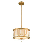 Gilded Nola Pendant from the Lemuria range. Lemuria 2 Light Medium Pendant Product Code = GN-LEMURIA-P-M