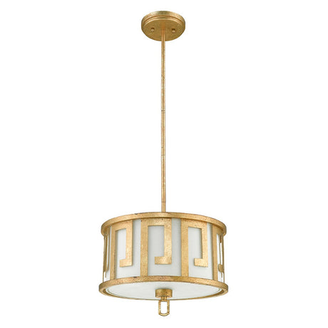 Gilded Nola Pendant from the Lemuria range. Lemuria 2 Light Medium Pendant Product Code = GN-LEMURIA-P-M