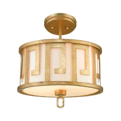 Gilded Nola Pendant from the Lemuria range. Lemuria 2 Light Medium Pendant Product Code = GN-LEMURIA-P-M