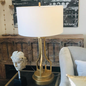 Gilded Nola Table Lamp from the Lemuria range. Lemuria 1 Light Table Lamp  Product Code = GN-LEMURIA-TL