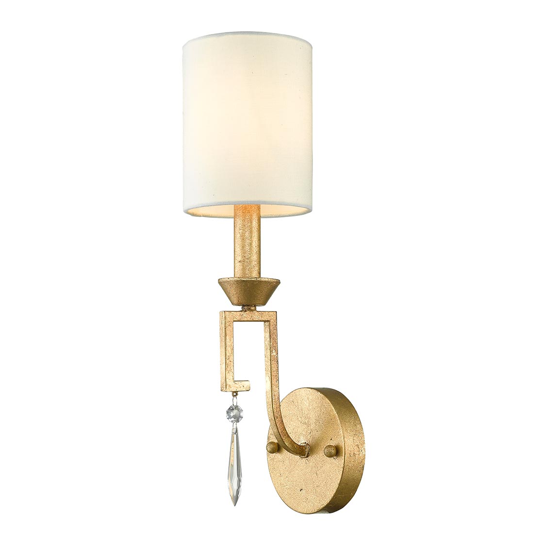 Gilded Nola Wall Light from the Lemuria range. Lemuria 1 Light Wall Light Product Code = GN-LEMURIA1