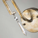 Gilded Nola Wall Light from the Lemuria range. Lemuria 1 Light Wall Light – SKU GN-LEMURIA1