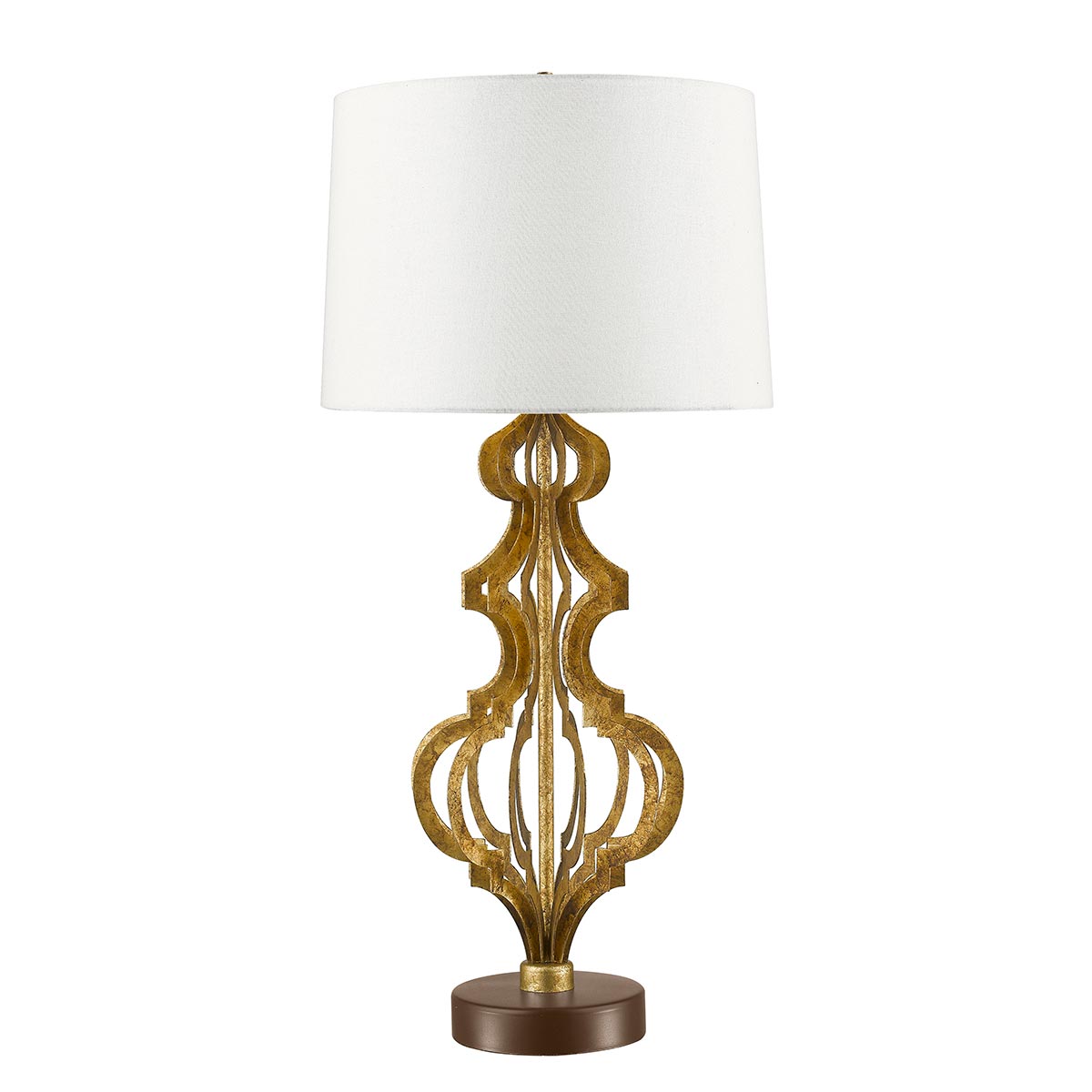 Gilded Nola Table Lamp from the Octavia range. Octavia 1 Light Table Lamp  Product Code = GN-OCTAVIA-TL-GD