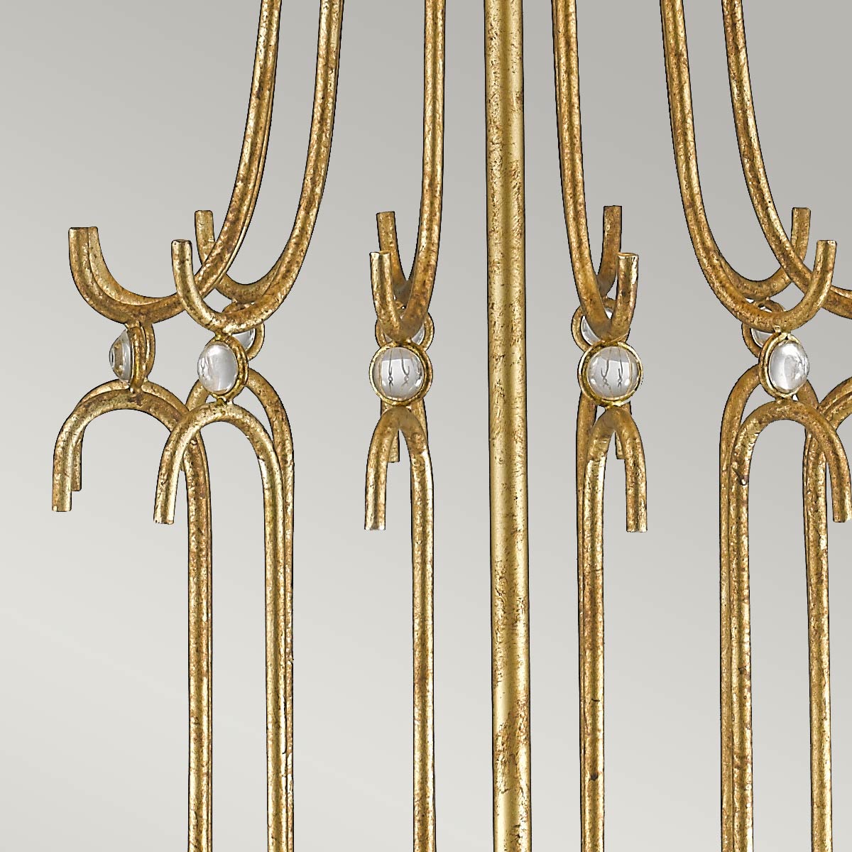 Gilded Nola Table Lamp from the Stella range. Stella 1 Light Table Lamp - Distressed Gold Product Code = GN-STELLA-TL-GD