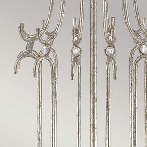 Gilded Nola Table Lamp from the Stella range. Stella 1 Light Table Lamp - Distressed Silver Product Code = GN-STELLA-TL-SV