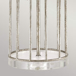 Gilded Nola Table Lamp from the Stella range. Stella 1 Light Table Lamp - Distressed Silver Product Code = GN-STELLA-TL-SV