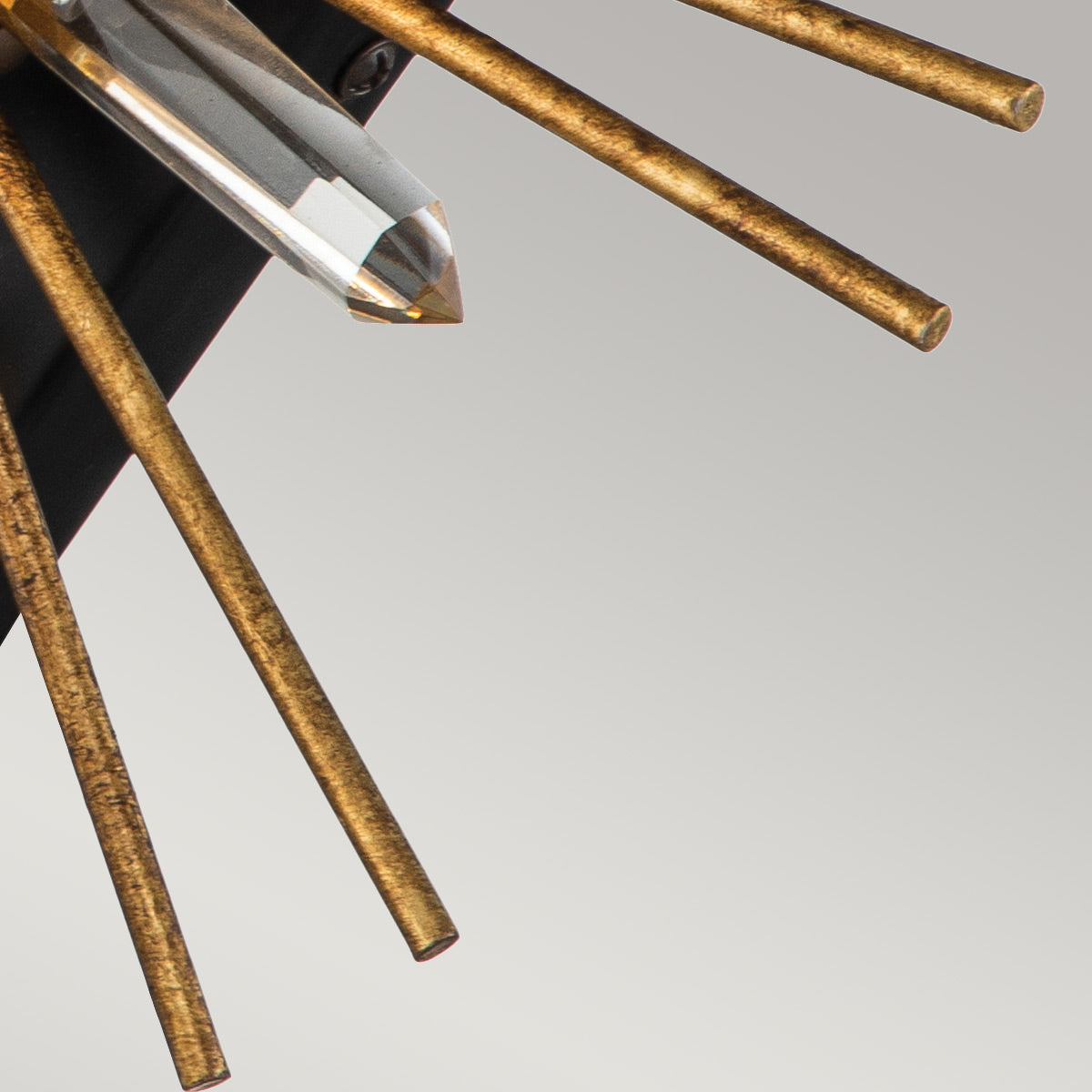 Gilded Nola Wall Light from the Sun King range. Sun King 1lt Wall Light - Gold Leaf Product Code = GN-SUN-KING-1-G