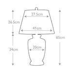 Elstead Lighting Table Lamp from the Gold Birds range. Gold Birds 1 Light Table Lamp – SKU GOLD-BIRDS-TL