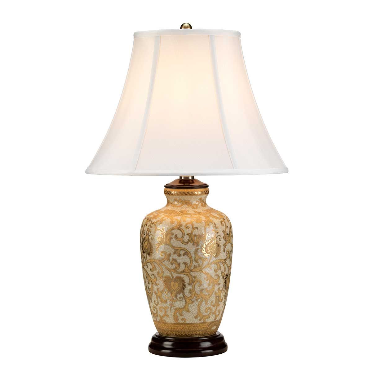 Elstead Lighting Table Lamp from the Goldthistle range. Gold Thistle 1 Light Table Lamp – SKU GOLD-THISTLE-TL