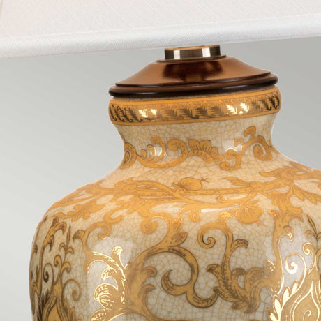 Elstead Lighting Table Lamp from the Goldthistle range. Gold Thistle 1 Light Table Lamp Product Code = GOLD-THISTLE-TL