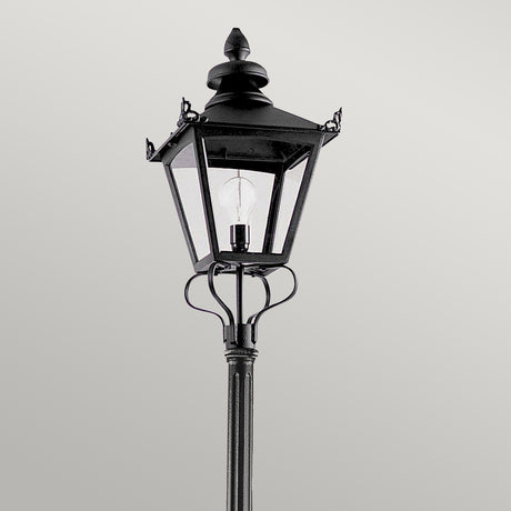Elstead Lighting Lamp Post from the Grampian range. Grampian 1 Light Lamp Post Product Code = GP1-BLACK