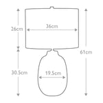 Elstead Lighting Table Lamp from the Grange Park range. Grange Park 1 Light Table Lamp – SKU GRANGE-PARK-TL