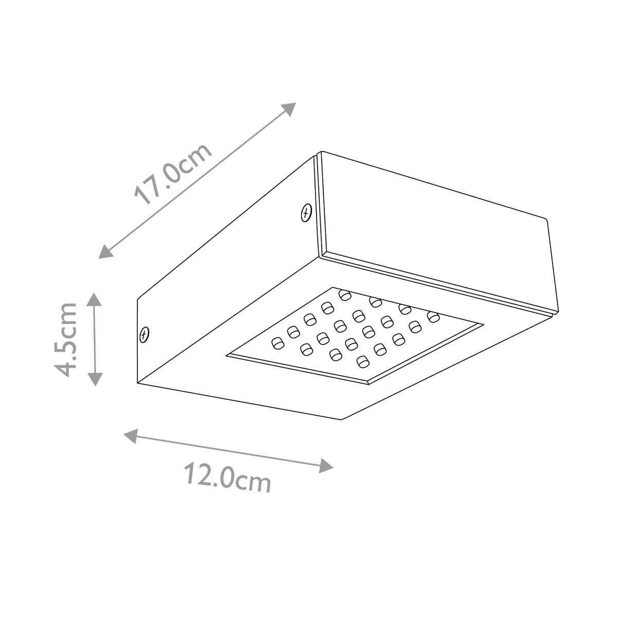 Garden Zone Spot Lights from the Beta range. Beta Above Door Light Product Code = GZ-BETA16