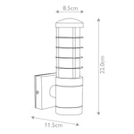 Garden Zone Outdoor Wall Light from the Beta range. Beta 4-ring Wall Lantern Product Code = GZ-BETA1