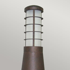 Garden Zone Bollard from the Beta range. Beta Aluminium 4-Ring Bollard - Iron Product Code = GZ-BETA6