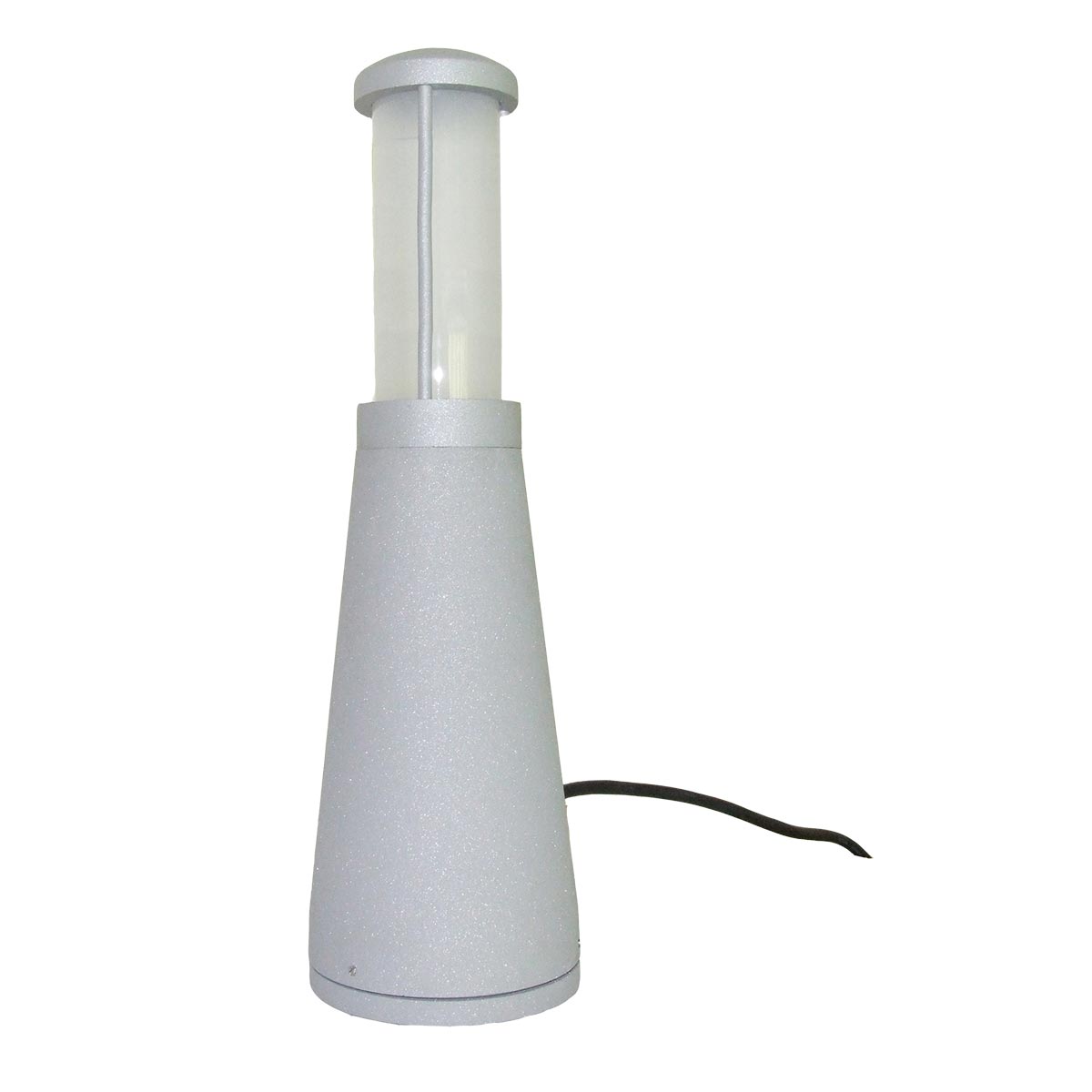 Garden Zone Bollard from the Beta range. Beta Aluminium Plain Bollard - Silver Product Code = GZ-BETA7