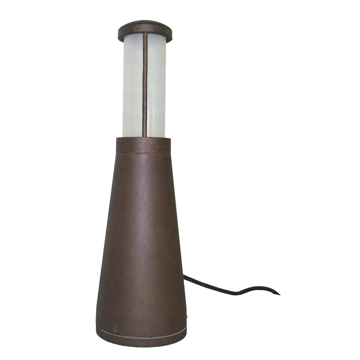 Garden Zone Bollard from the Beta range. Beta Aluminium Plain Bollard - Iron Product Code = GZ-BETA8