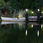 Garden Zone Bollard from the Beta range. Beta Aluminium Plain Bollard - Iron Product Code = GZ-BETA8