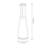 Garden Zone Bollard from the Beta range. Beta Aluminium Plain Bollard - Iron Product Code = GZ-BETA8