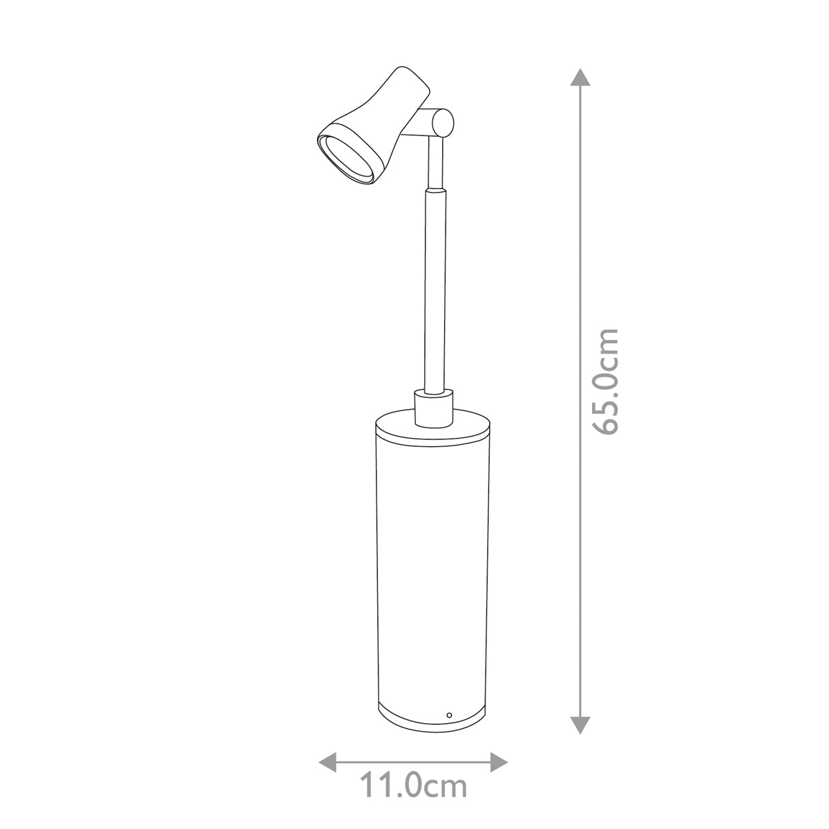 Garden Zone Spot Lights from the Beta range. Beta Single Head Post Spotlight Product Code = GZ-BETA9