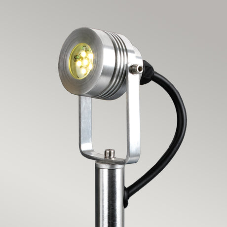 Garden Zone Spot Lights from the Spennymoor range. Spennymoor 1 x 12V Spotlight and Pole with 1m cable Product Code = GZCC-SPENNYMOOR-1P