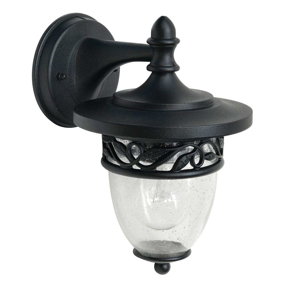 Garden Zone Outdoor Wall Light from the Burford range. Burford 1 Light Wall Lantern Product Code = GZH-BF2