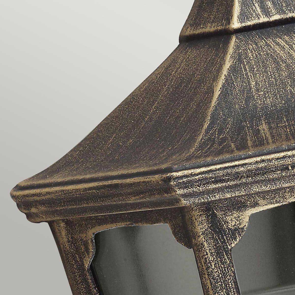 Garden Zone Outdoor Wall Light from the Cricklade range. Cricklade 1 Light Half Lantern Product Code = GZH-CKL7