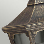 Garden Zone Outdoor Wall Light from the Cricklade range. Cricklade 1 Light Half Lantern Product Code = GZH-CKL7
