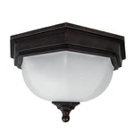 Garden Zone Ceiling Flush from the Fairford range. Fairford 1 Light Flush Lantern Product Code = GZH-FF12