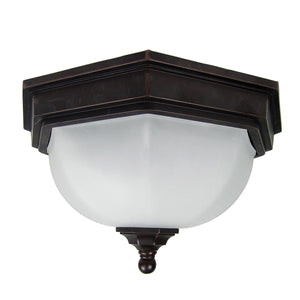 Garden Zone Ceiling Flush from the Fairford range. Fairford 1 Light Flush Lantern Product Code = GZH-FF12