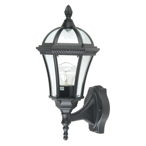 Garden Zone Outdoor Wall Light from the Ledbury range. Ledbury 1 Light Wall Lantern Product Code = GZH-LB1