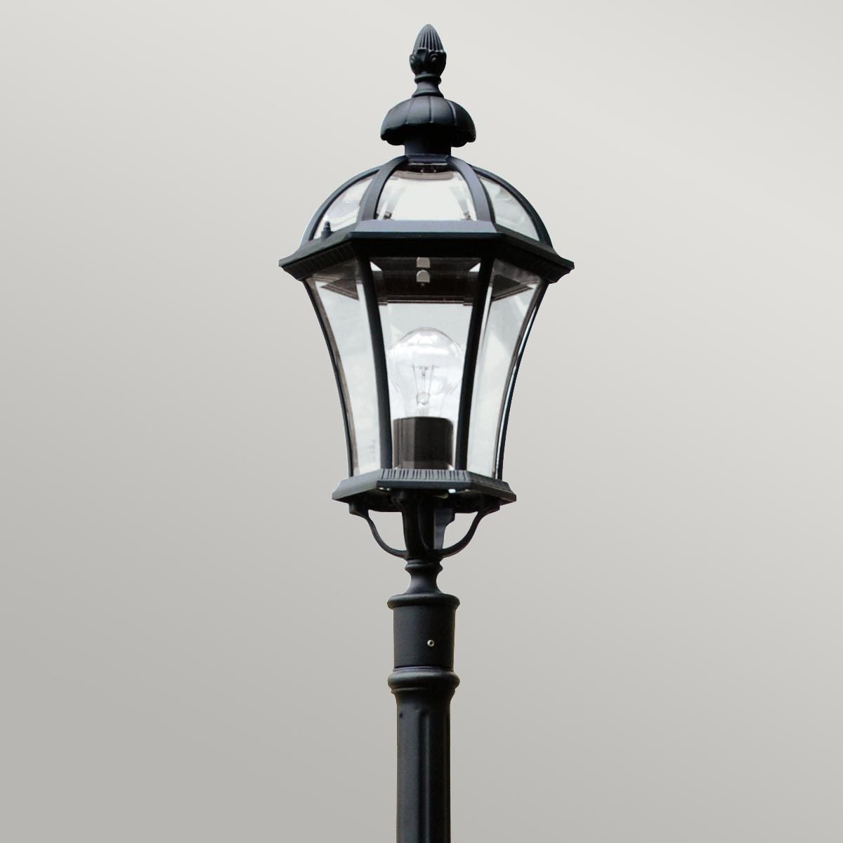 Garden Zone Lamp Post from the Ledbury range. Ledbury 1 Light Lamp Post – SKU GZH-LB5
