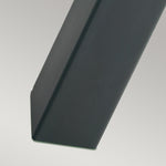 Norlys Halmstad 1 Light Large Bollard - Black H-STAD-L-E27-BLK