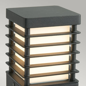 Norlys Halmstad Small Bollard Black H-STAD-S-E27-BLK