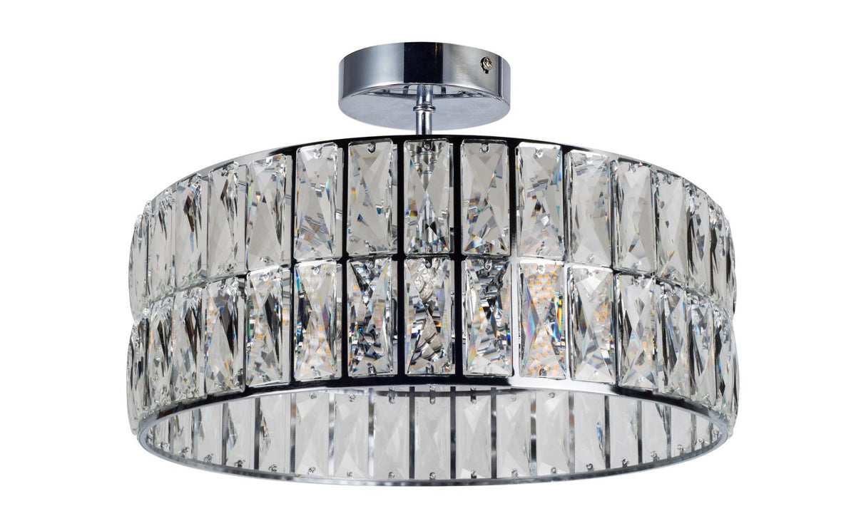 Magnalux Haley 6 Light Polished Chrome Bathroom Crystal Part Number - HAL06CH