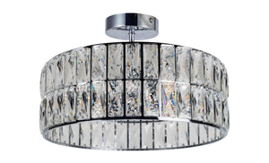 Magnalux Haley 6 Light Polished Chrome Bathroom Crystal Part Number - HAL06CH