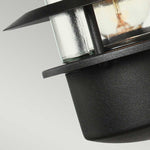 Elstead Lighting Outdoor Wall Light from the Helsingor range. Helsingor 1 Light Wall Lantern Product Code = HELSINGOR-BK
