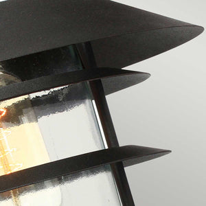 Elstead Lighting Outdoor Wall Light from the Helsingor range. Helsingor 1 Light Wall Lantern Product Code = HELSINGOR-BK