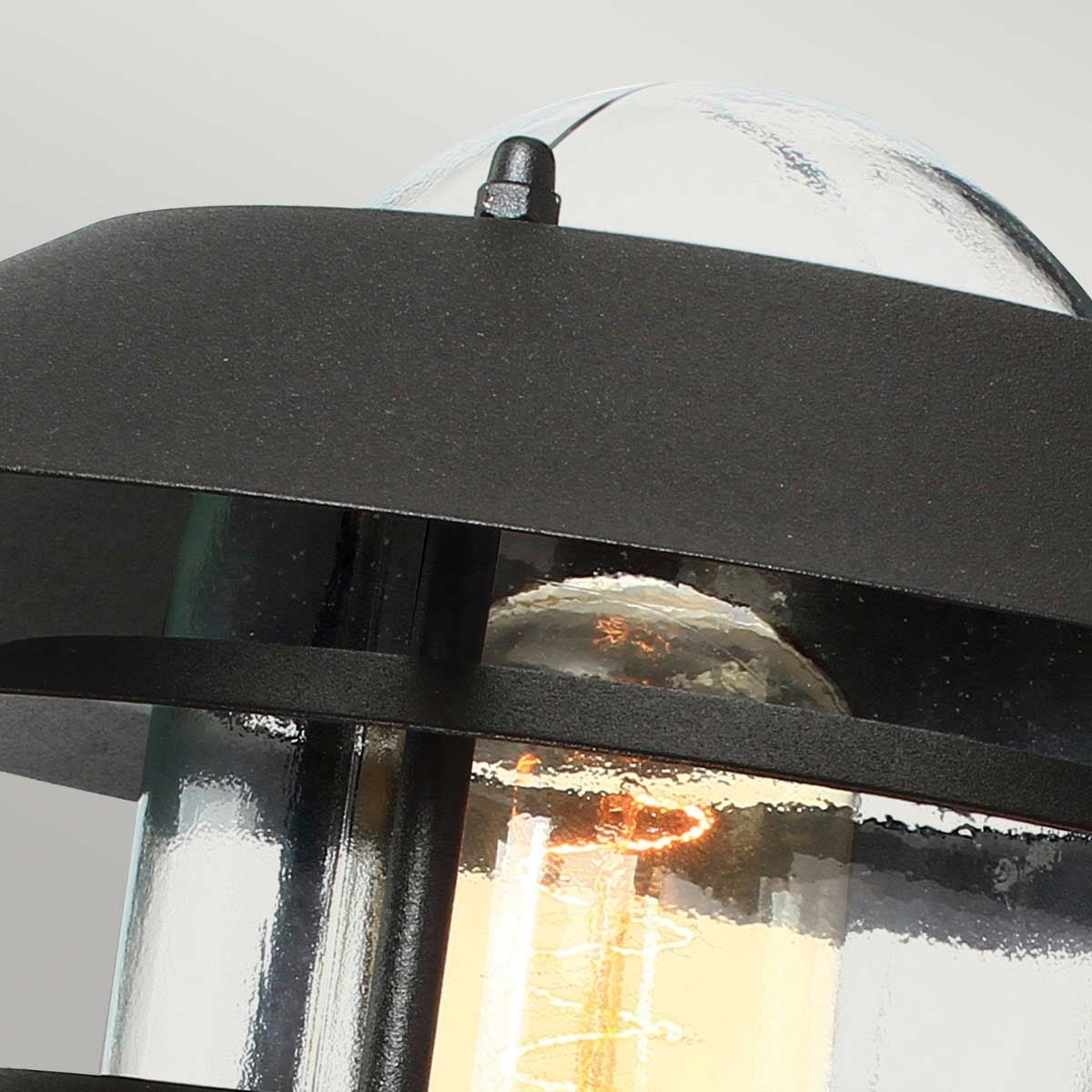Elstead Lighting Outdoor Wall Light from the Helsingor range. Helsingor 1 Light Wall Lantern – SKU HELSINGOR-BK