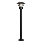 Elstead Lighting Bollard from the Helsingor range. Helsingor 1 Light Bollard Lantern Product Code = HELSINGOR-BOL-BK